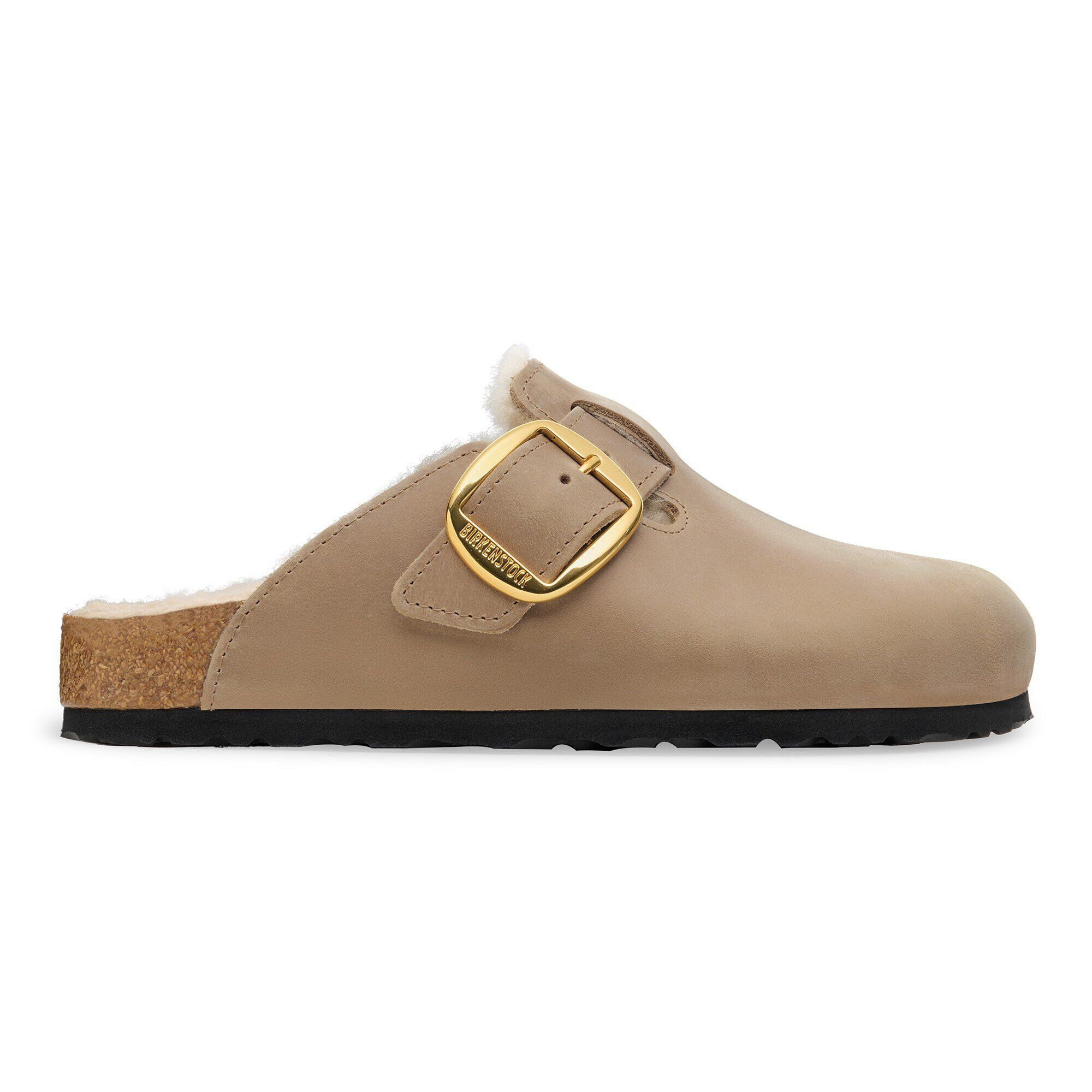 Boston Big Buckle Shearling Naturläder Oiled
