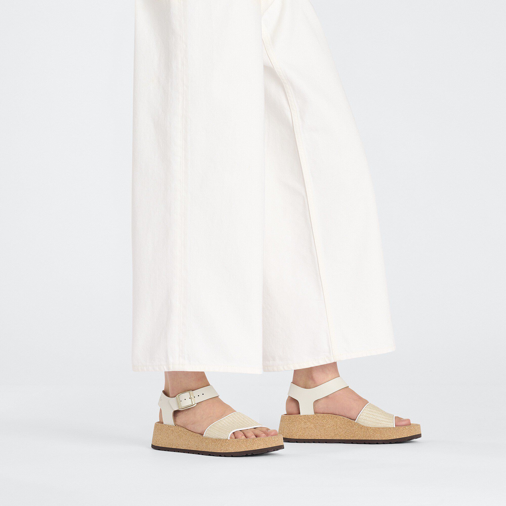 Glenda Raffia Naturläder/Textilier