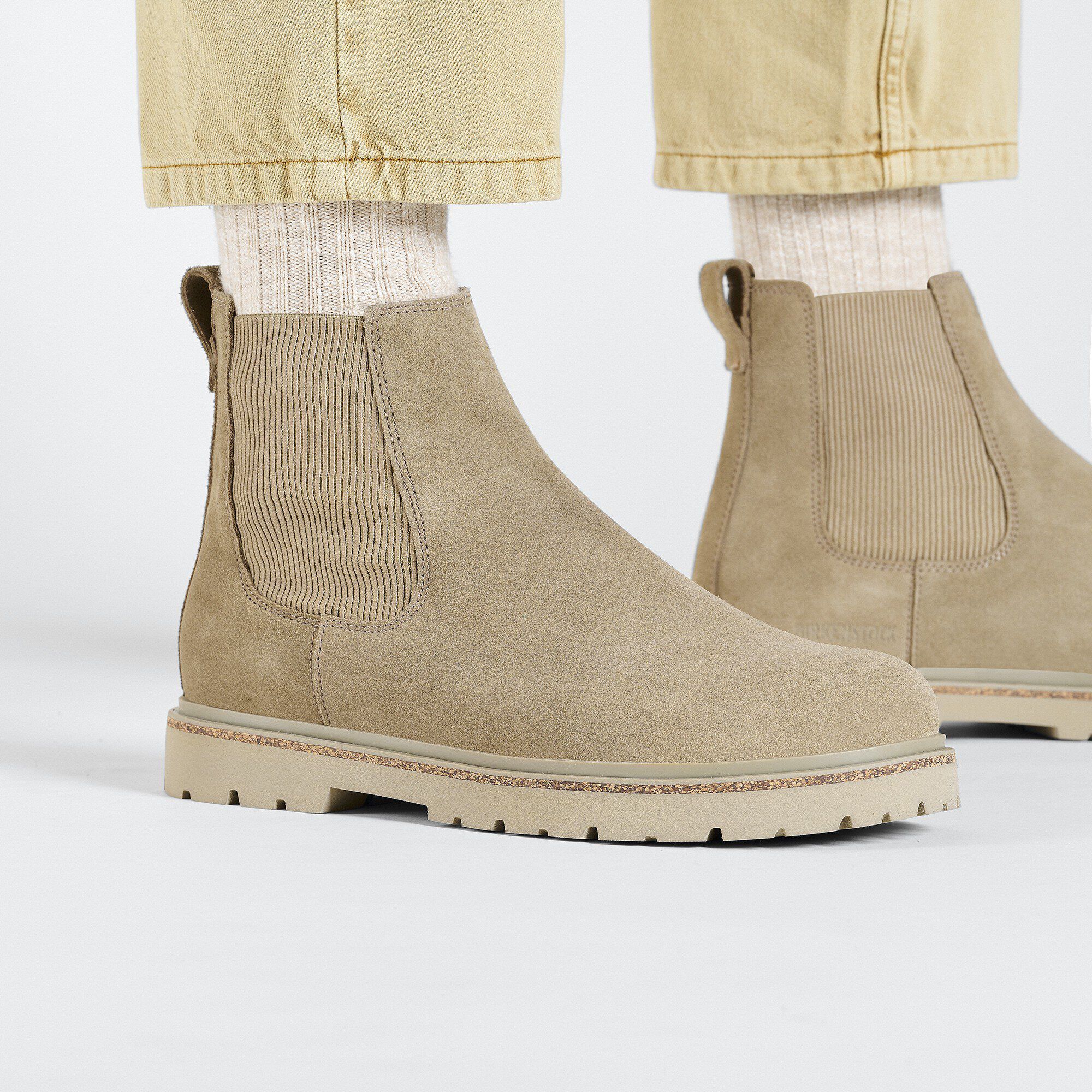 Highwood Slip On Herrar Suede Läder