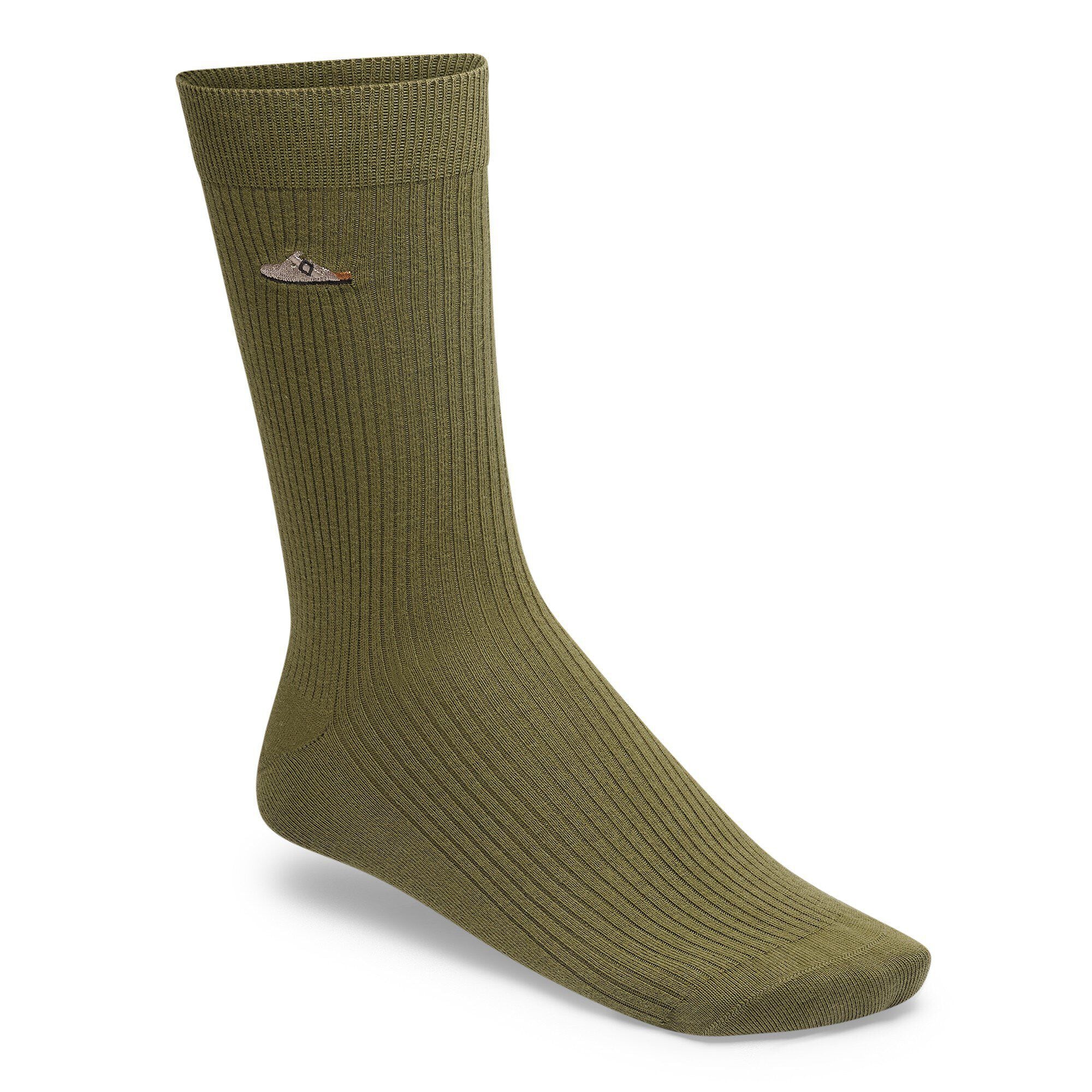 Cotton Ribbed Socks bomull/polyamid/elastan