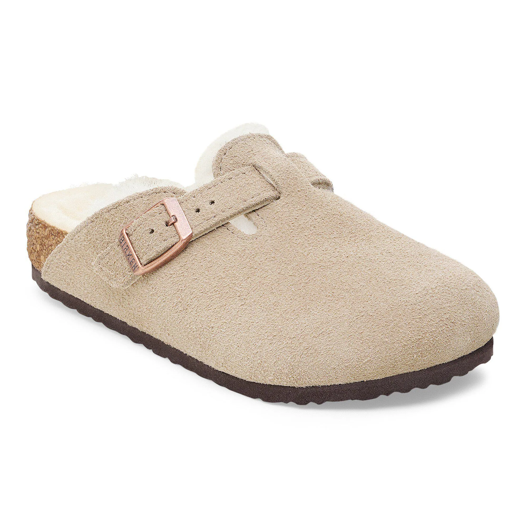 Boston Shearling barns suède läder/ull