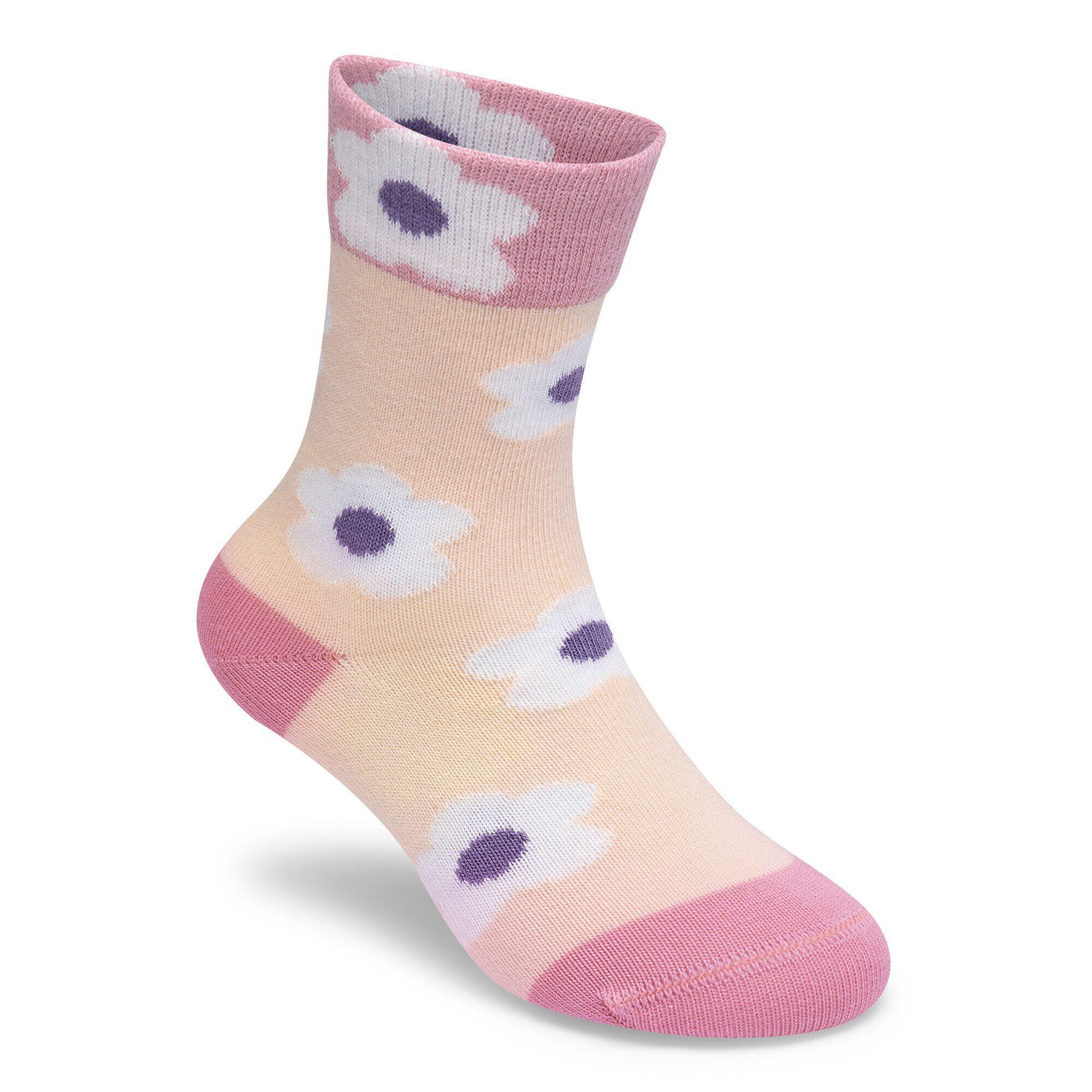 Cotton ribbade strumpor bomull/polyamid/elastan