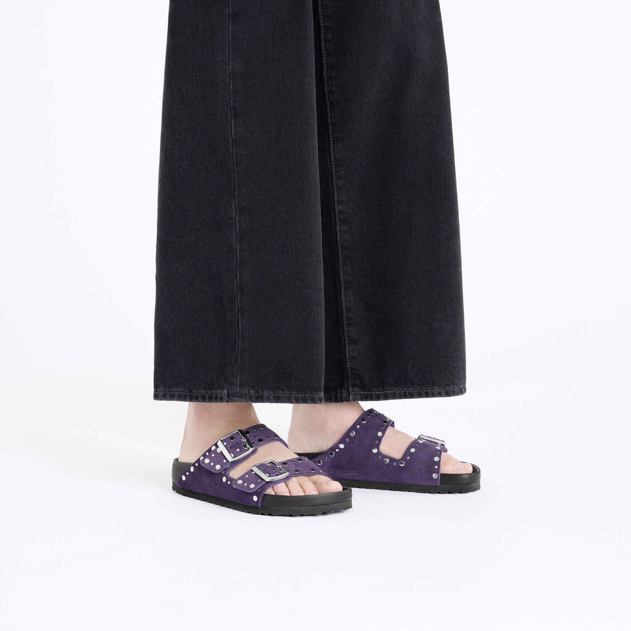 Arizona Rivet Suede Leather
