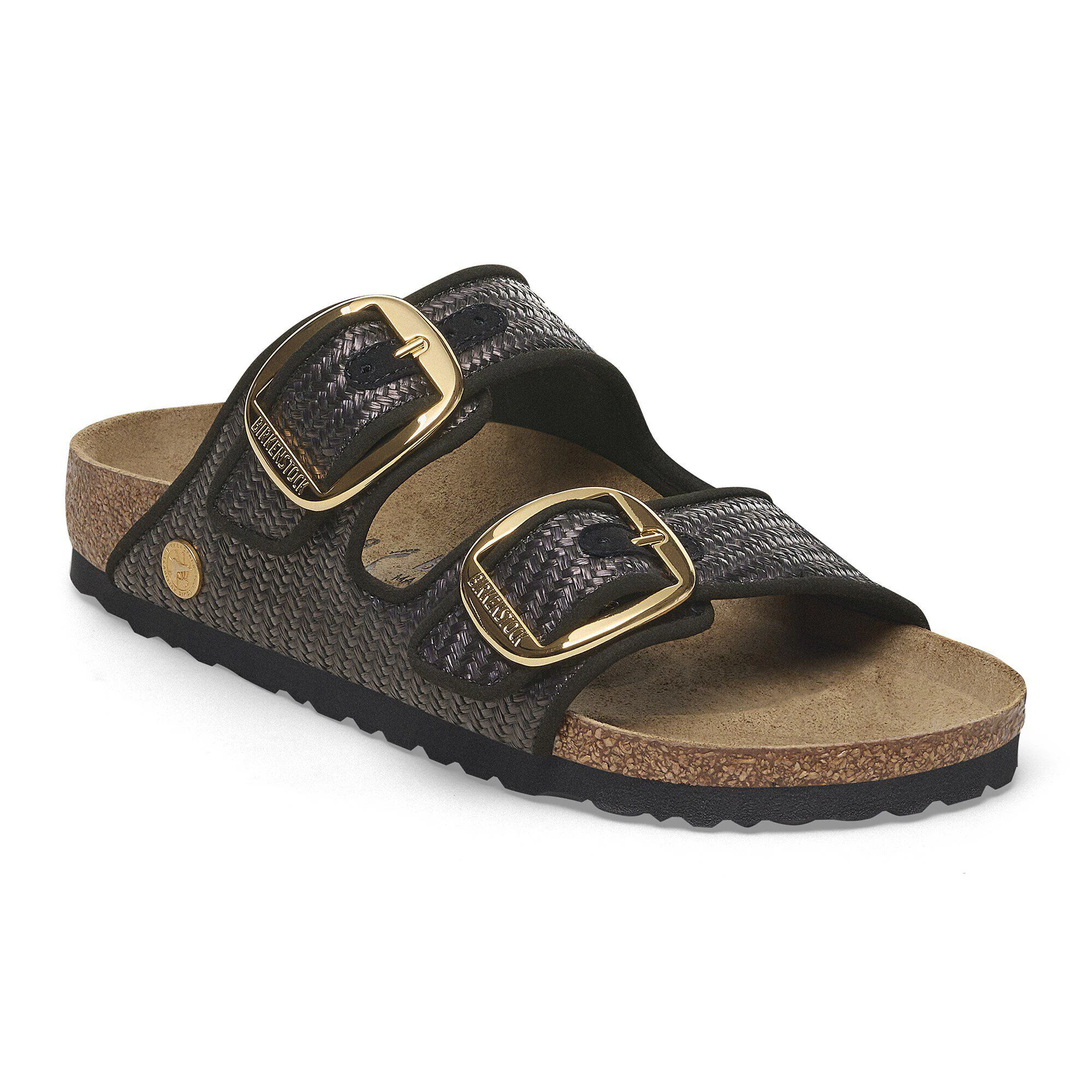 Arizona Big Buckle Raffia Textil