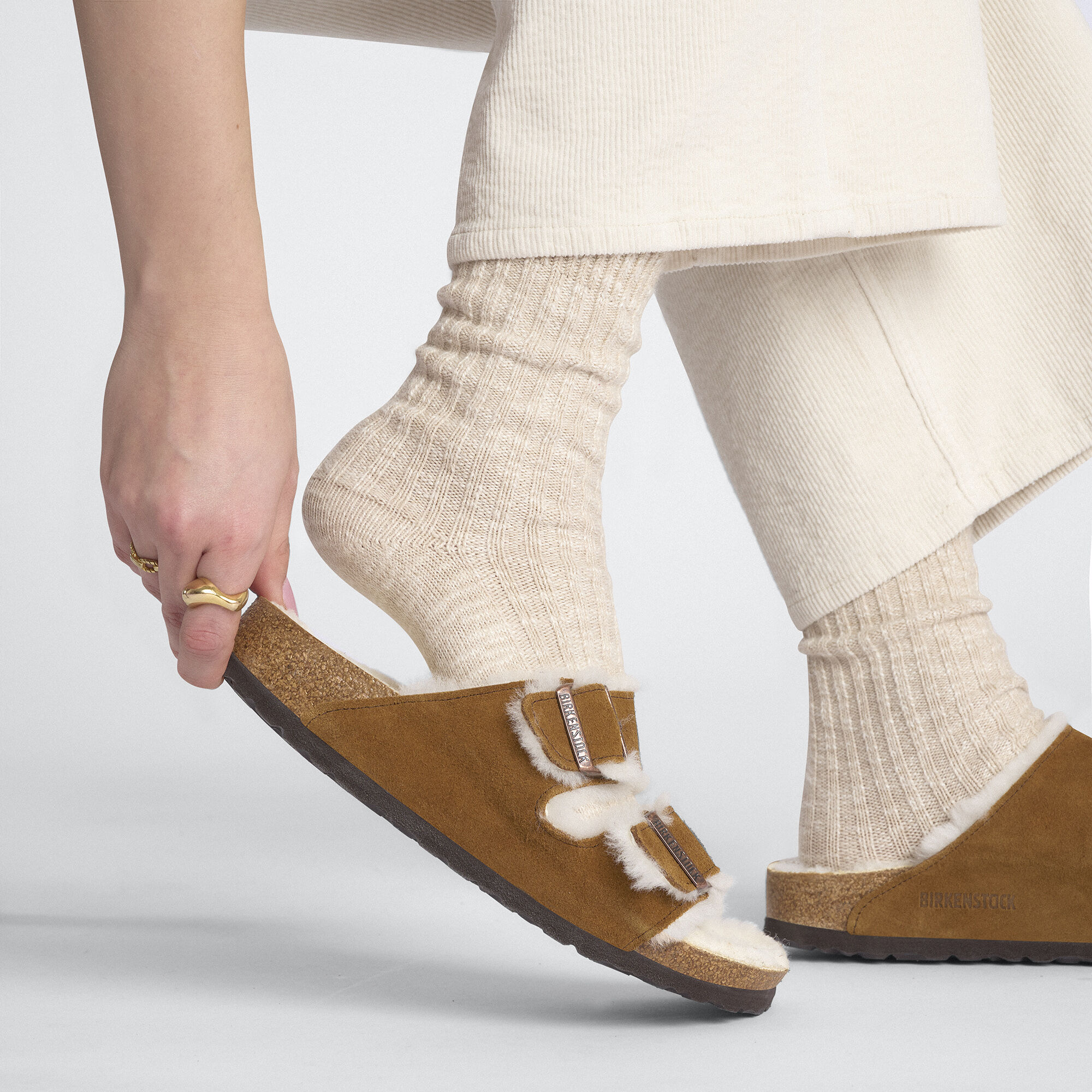 Set Arizona Shearling & bomullslub